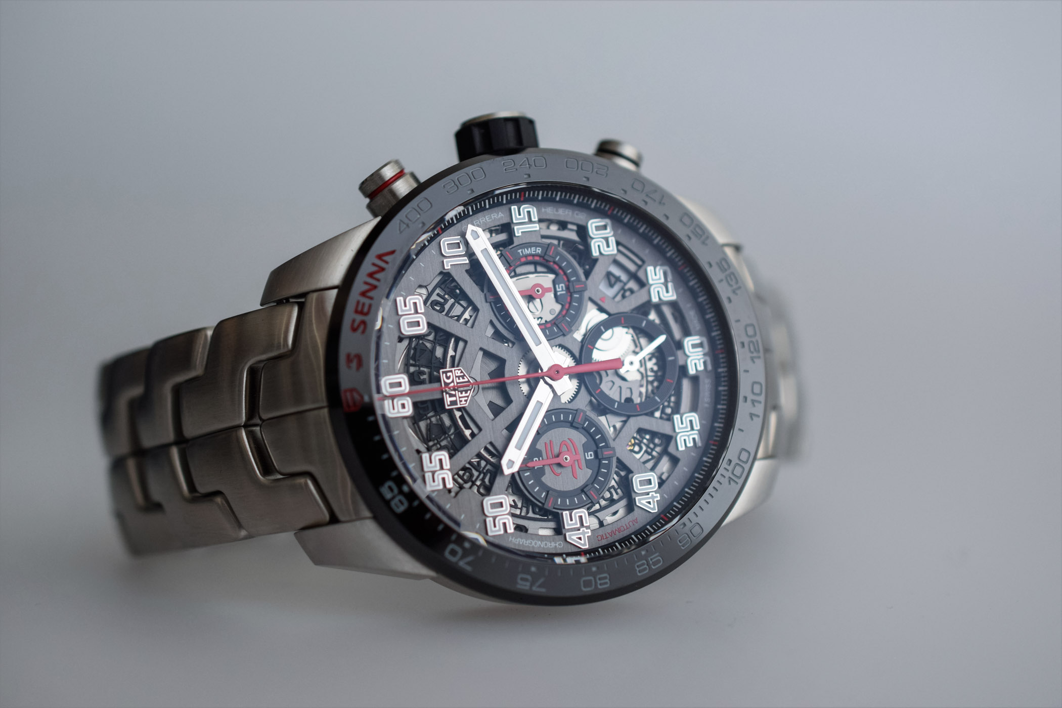 TAG Heuer Carrera Senna Editions with very cool Link bracelet