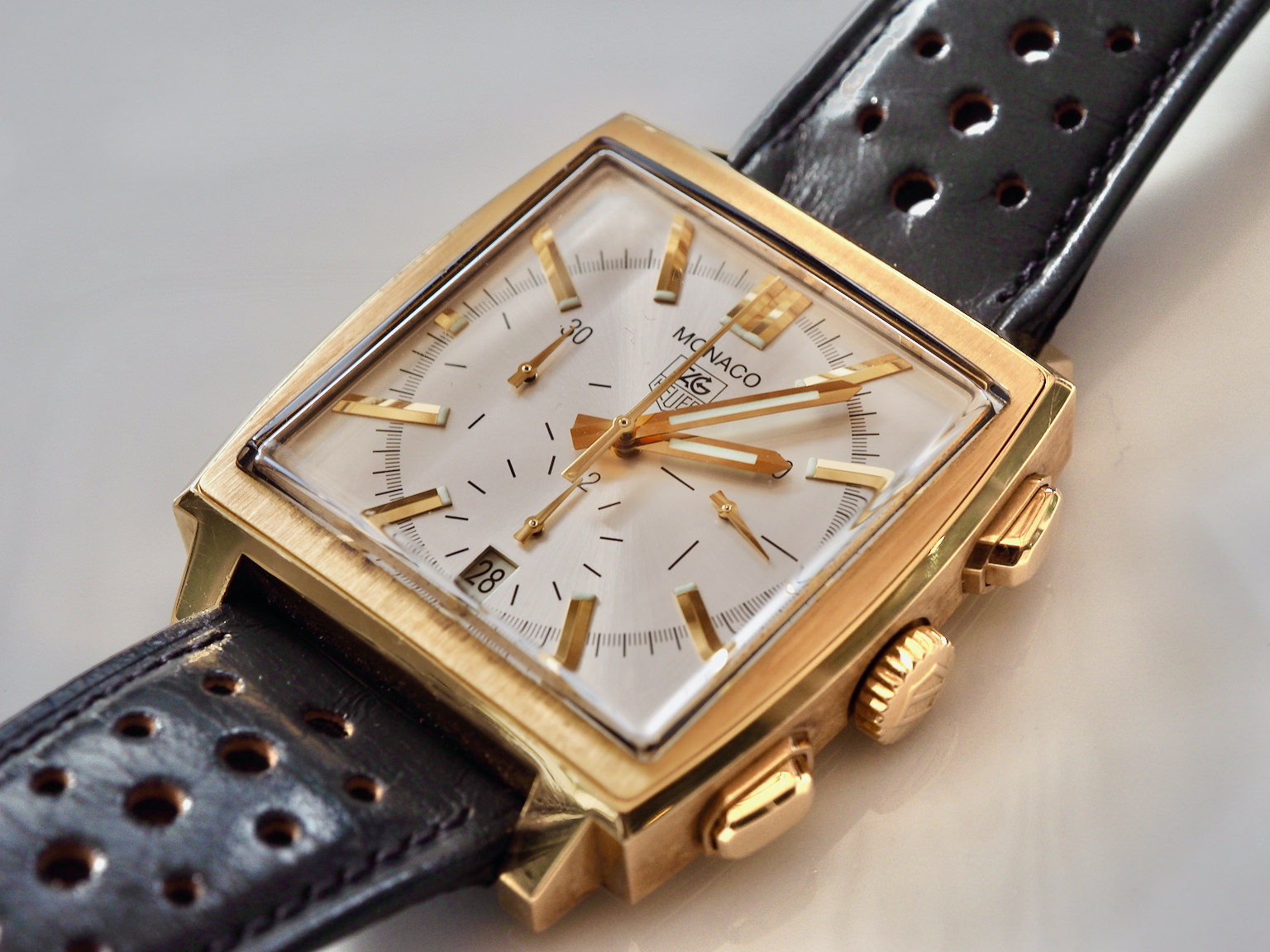 Best Tag Heuer Monaco 18K Gold Replica Watch Online Sale