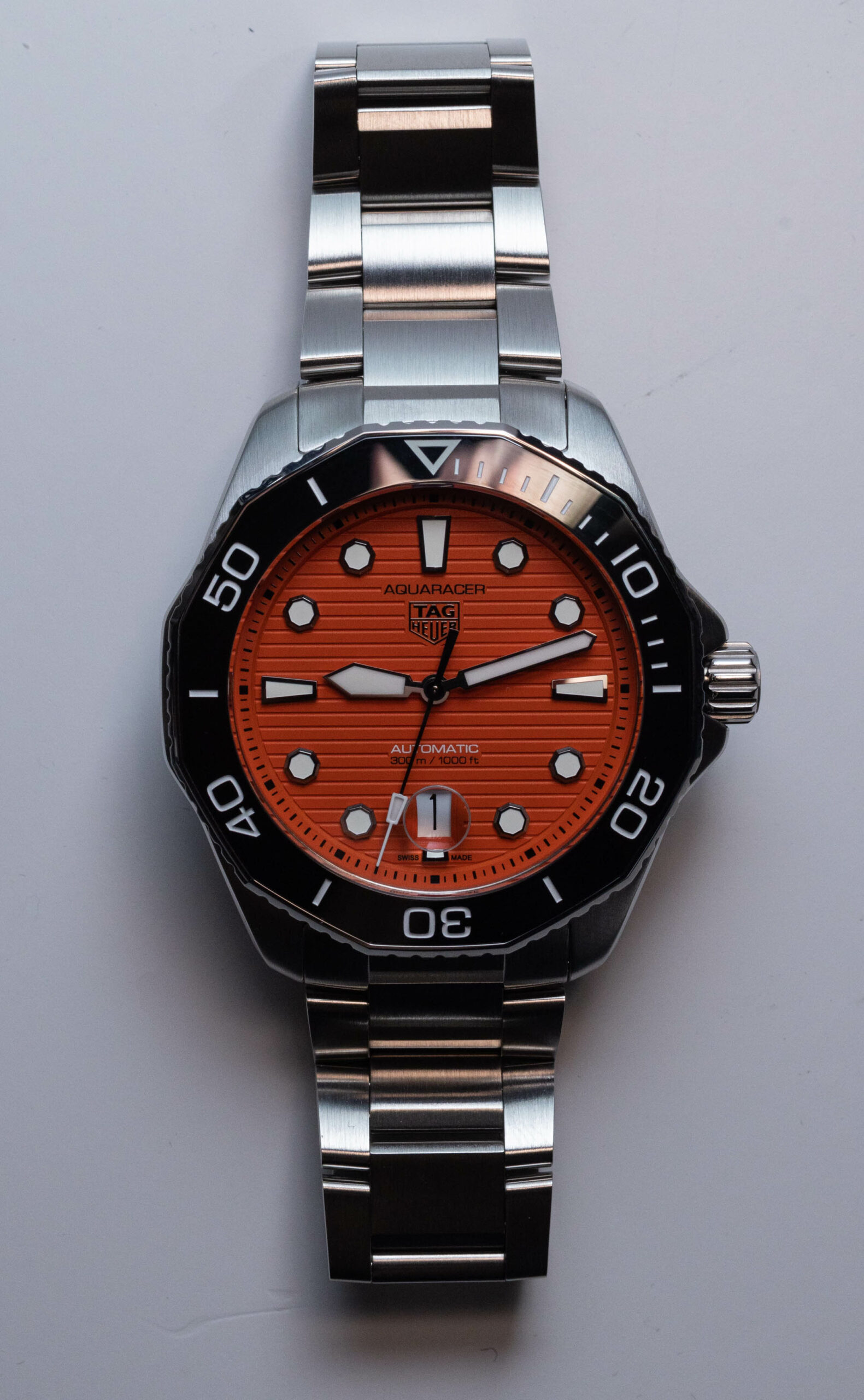 The Most Beautiful TAG Heuer Aquaracer Professional 300 Orange Diver Watch