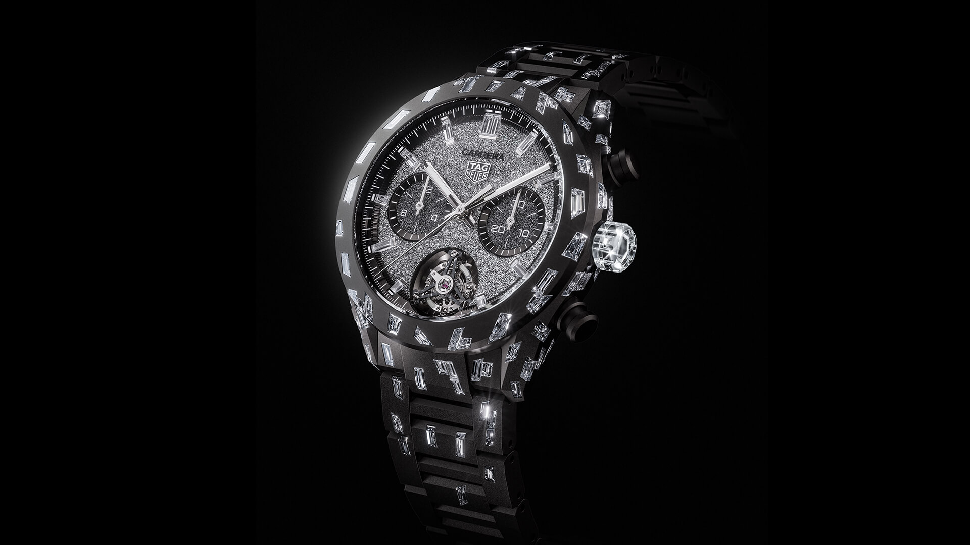 TAG Heuer Carrera Plasma Chronograph Tourbillon Watch with 80% Discount