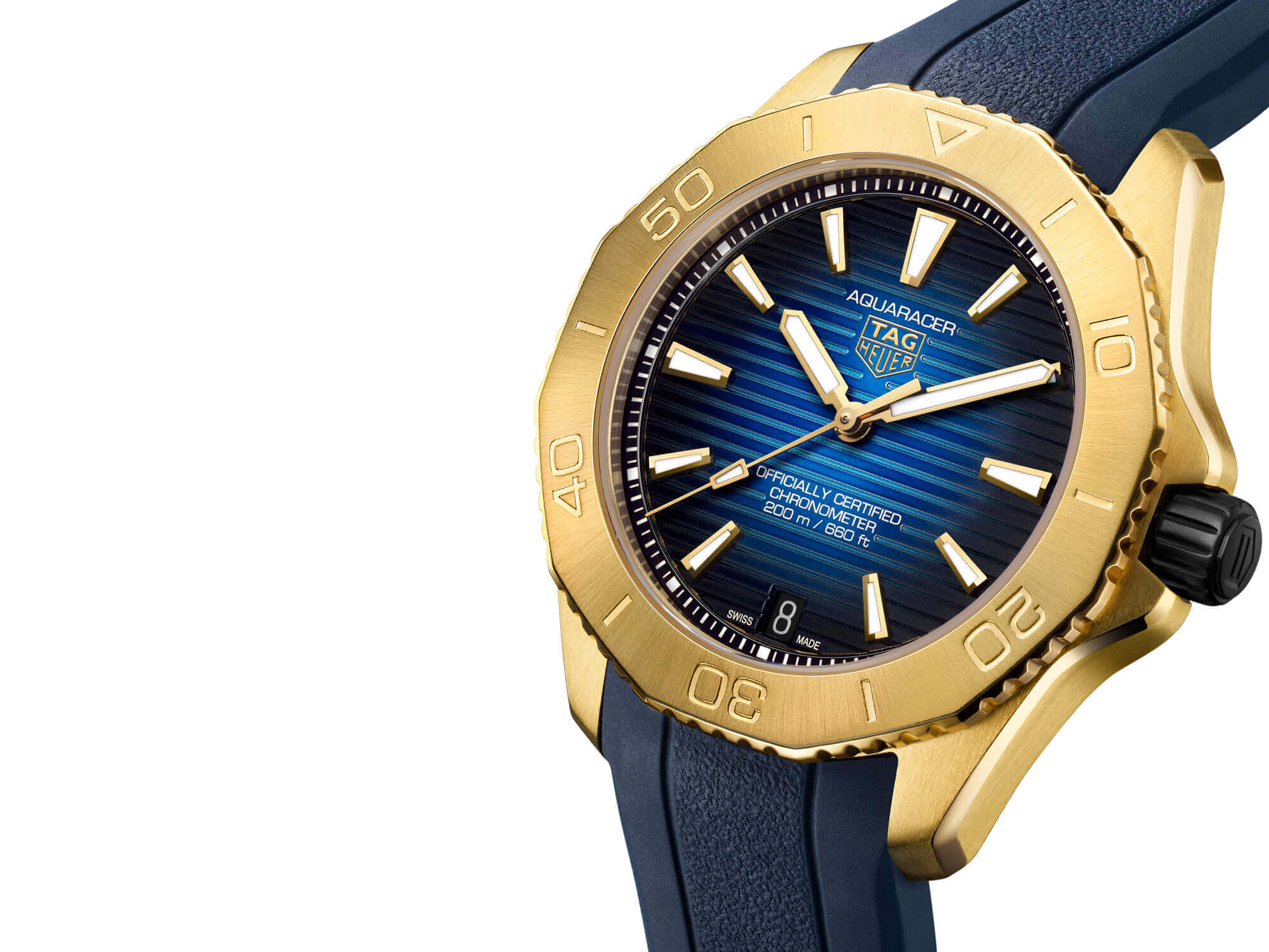 TAG Heuer Debuts Two New Aquaracer Watches In Solid Gold