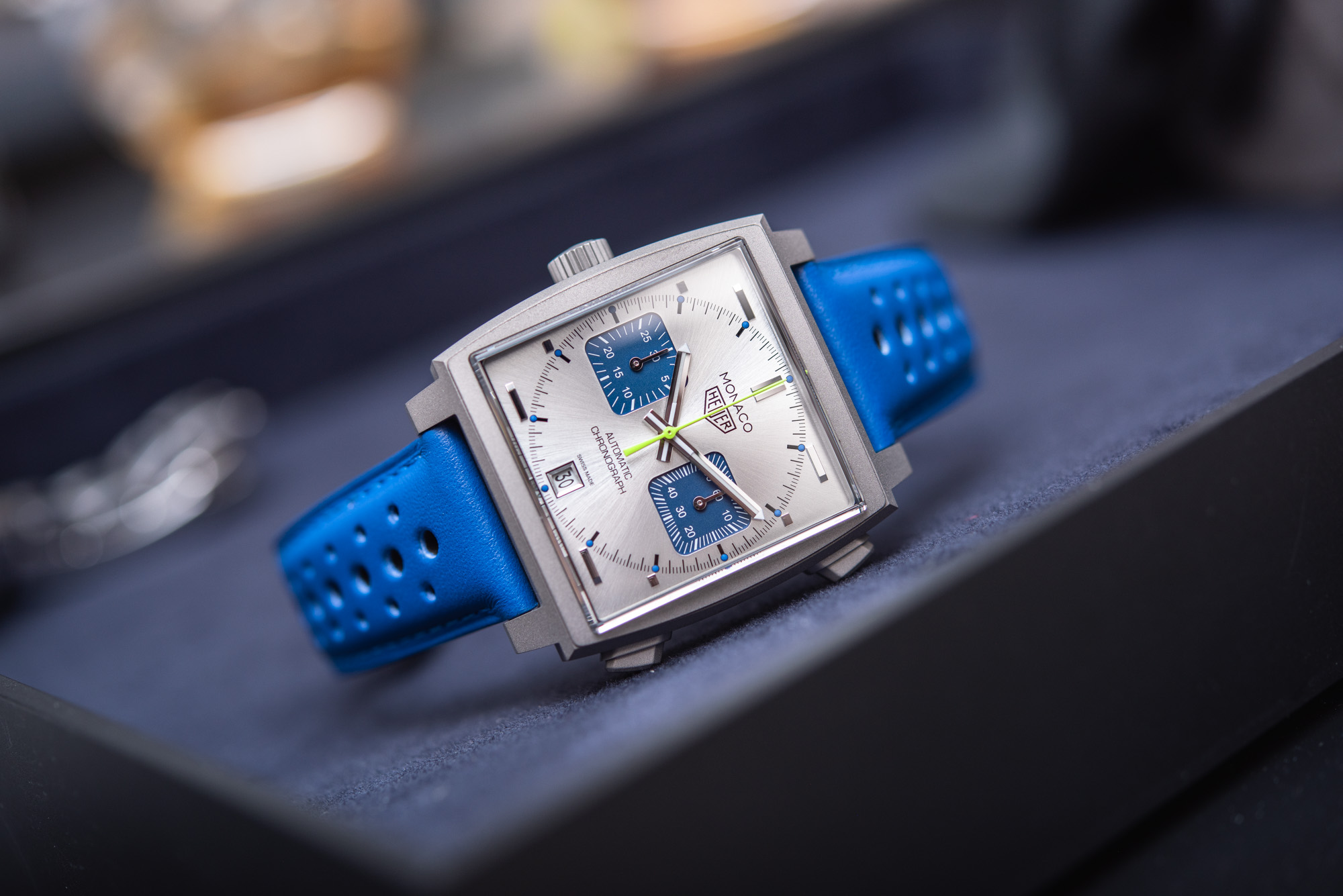 You Can Buy TAG Heuer Monaco Blue Watch